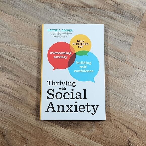 🔺️NWOT Thriving with Social Anxiety Book - Picture 1 of 3